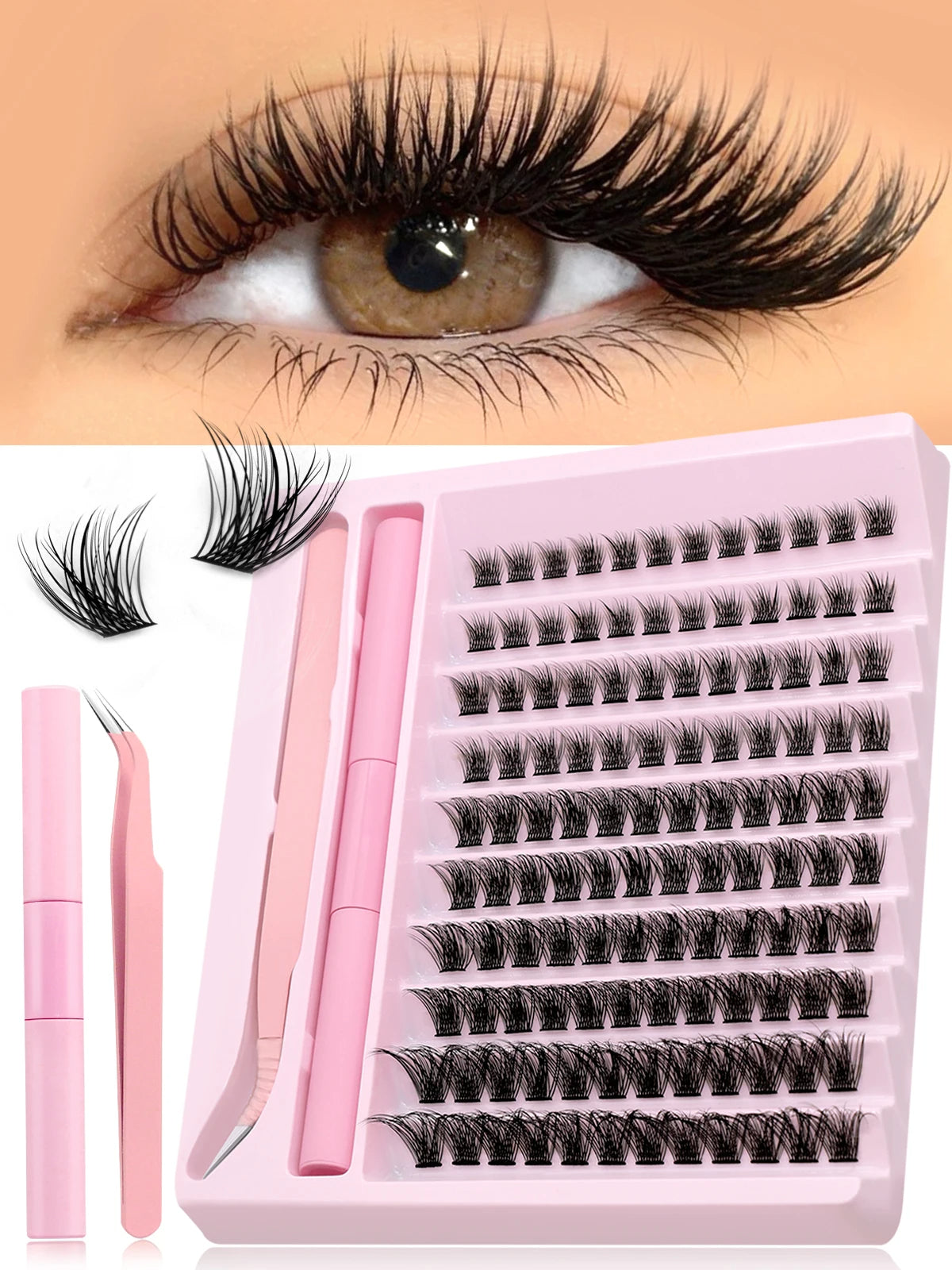 Eyelash Clusters Extension Kit