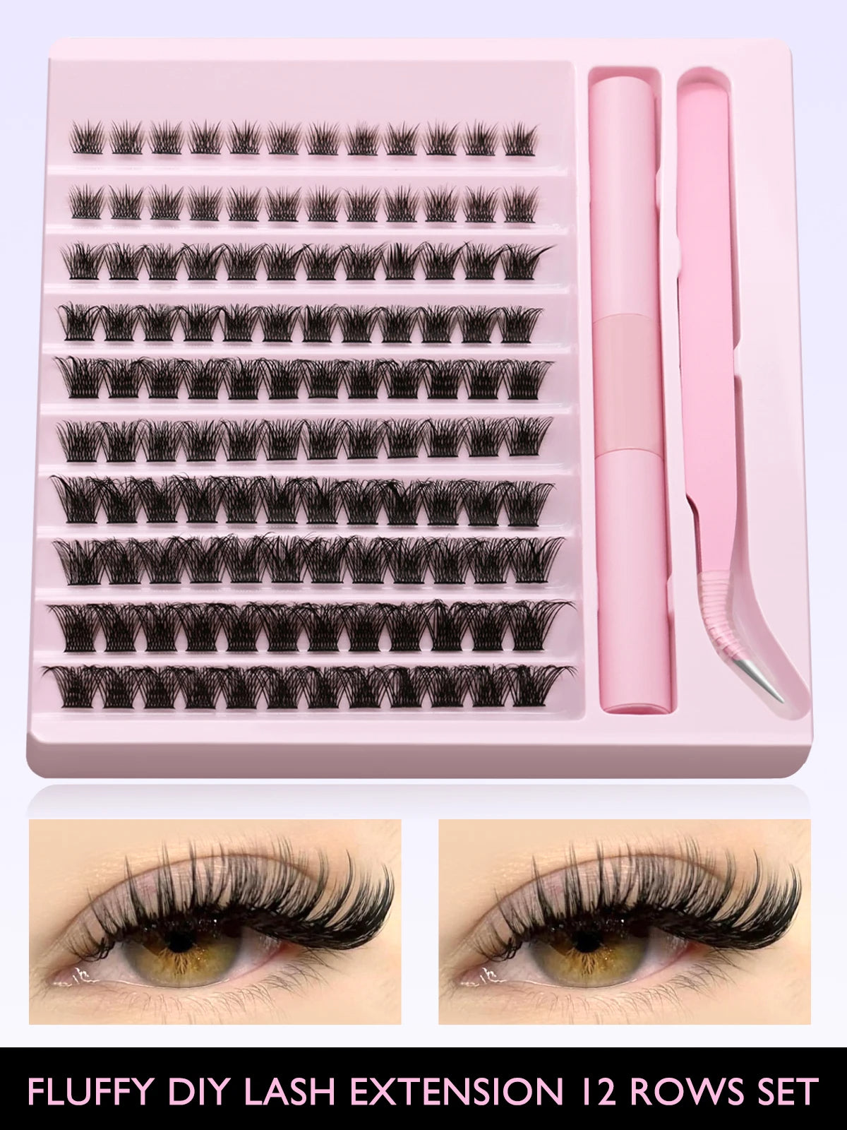 Eyelash Clusters Extension Kit