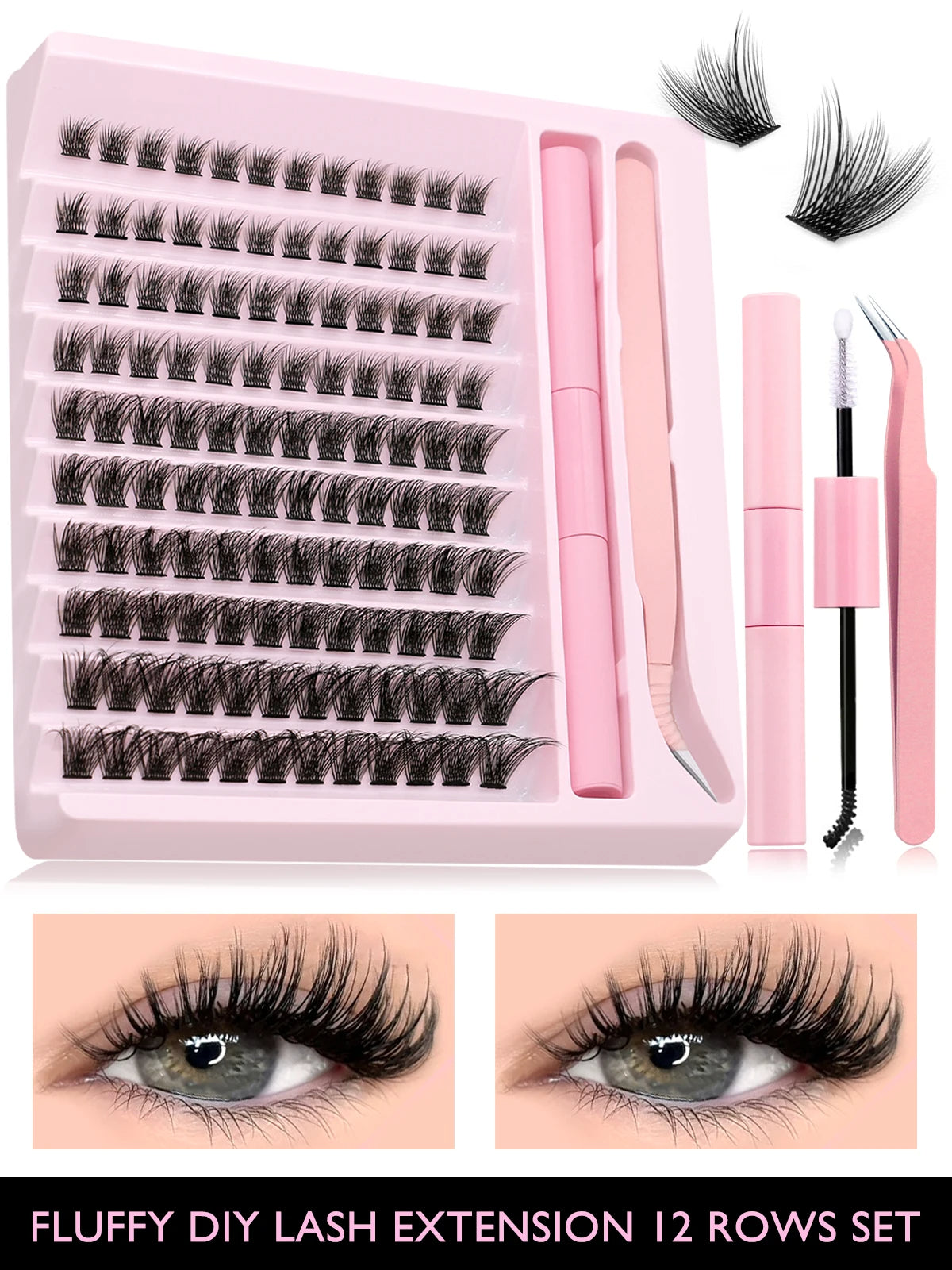 Eyelash Clusters Extension Kit